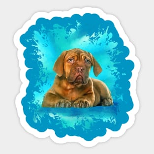 Dogue de Bordeaux Puppy Sticker